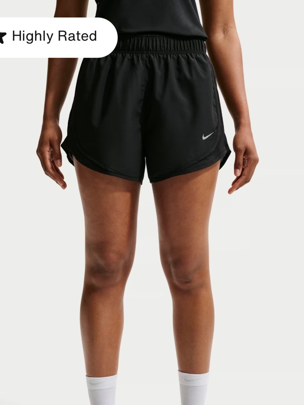 Nike Tempo Black Women’s Athletic Running Shorts